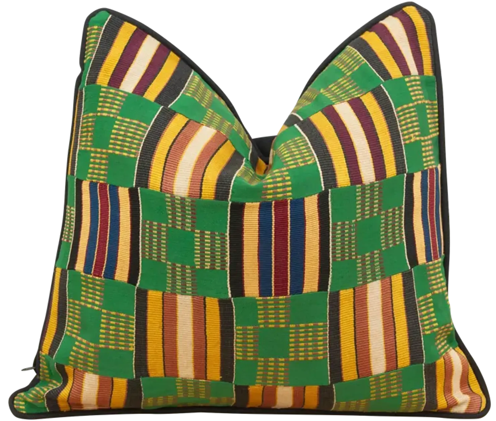 Esi Vintage African Kente Pillow Cover