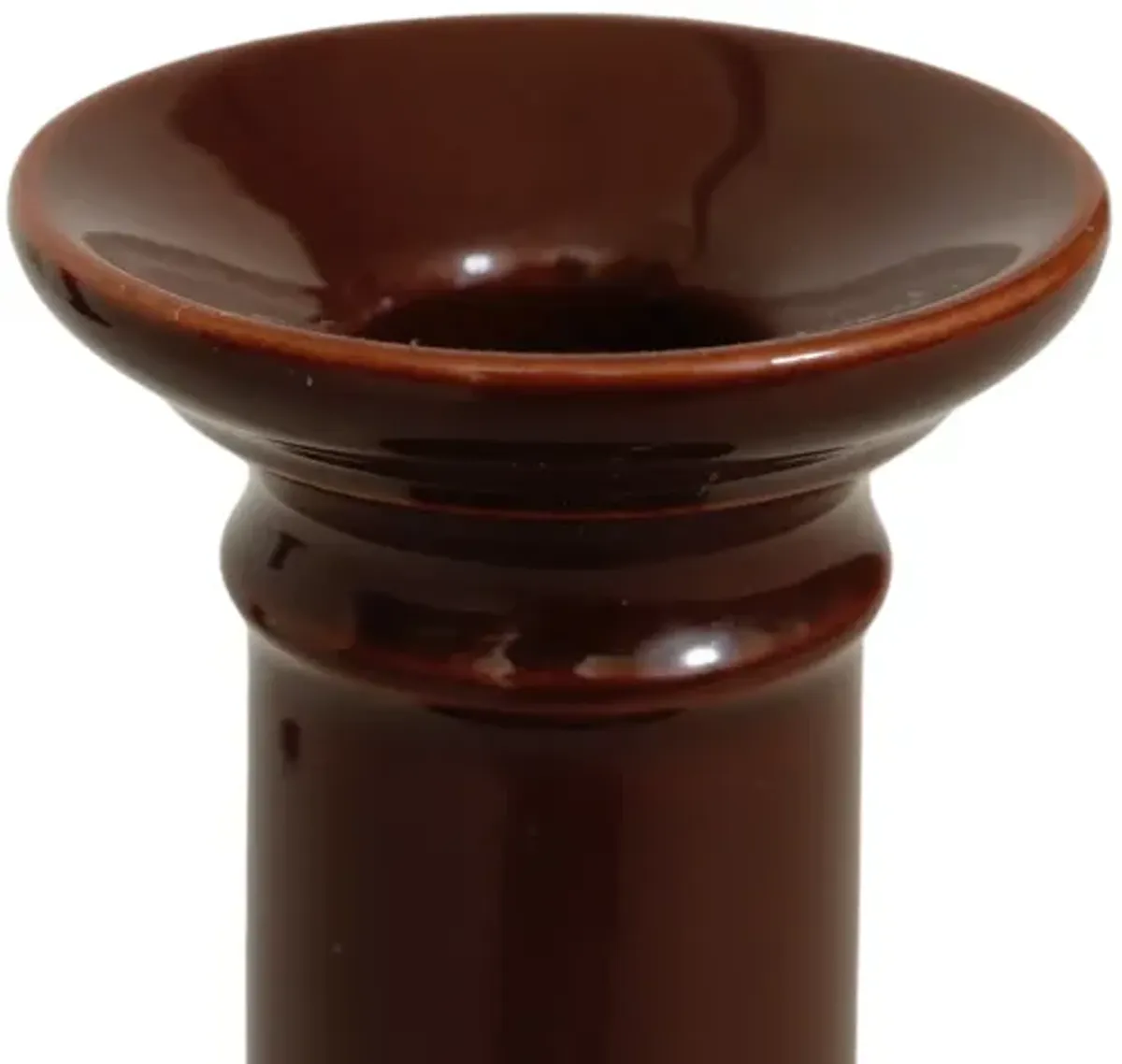 Royal Doulton Ceramic Candle Holders - Brown