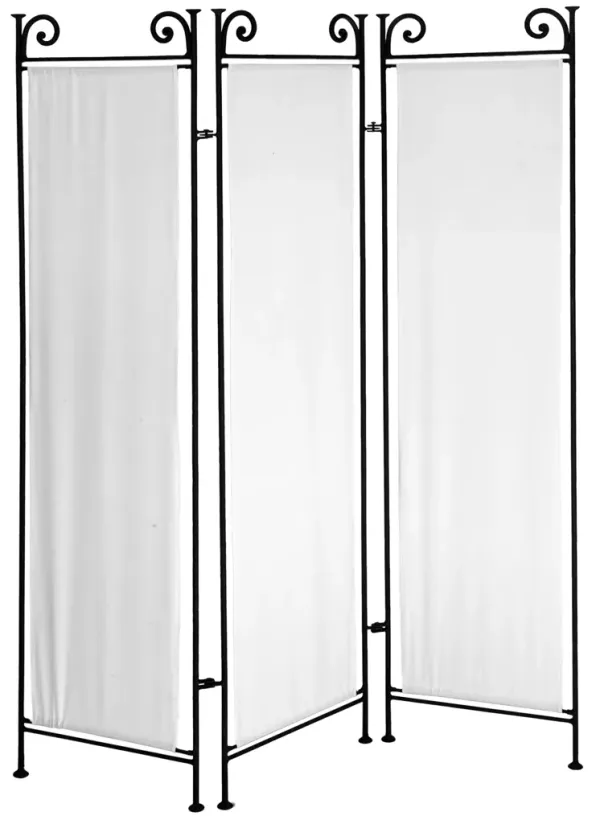 Room Divider/Changing Screen - Fleur de Lex Antiques - White