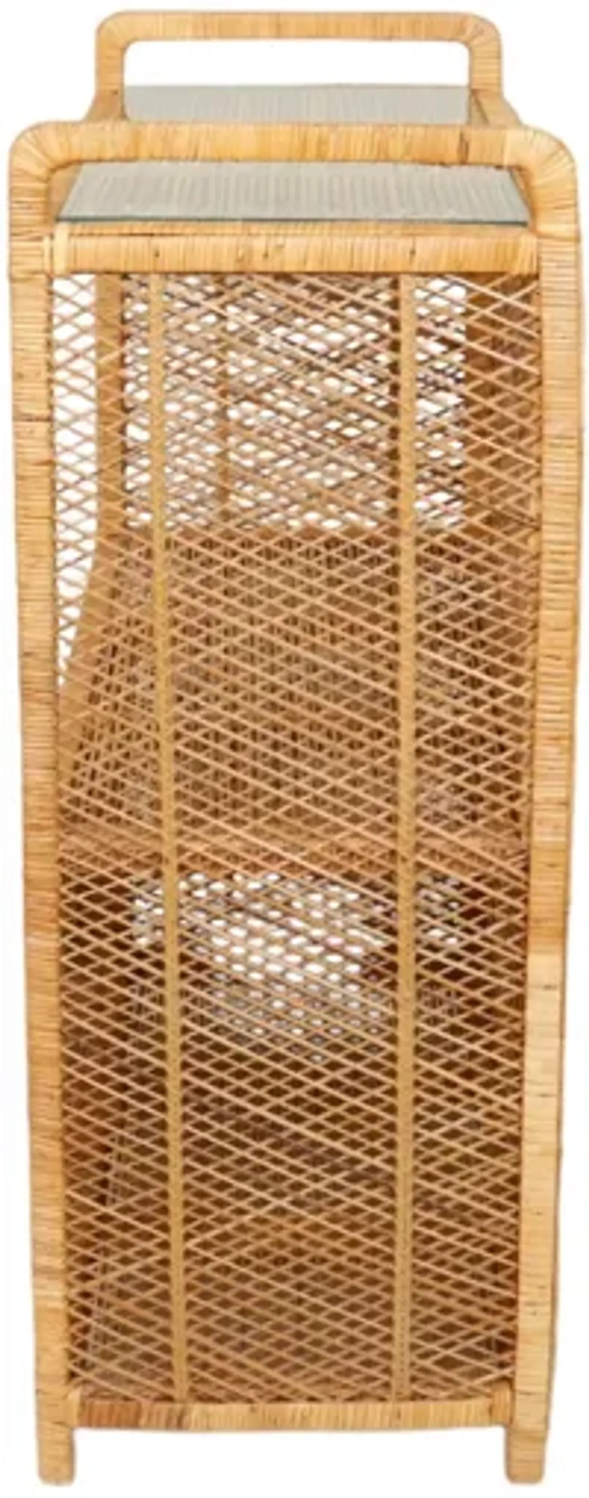 Rattan Bar Cabinet - Brown