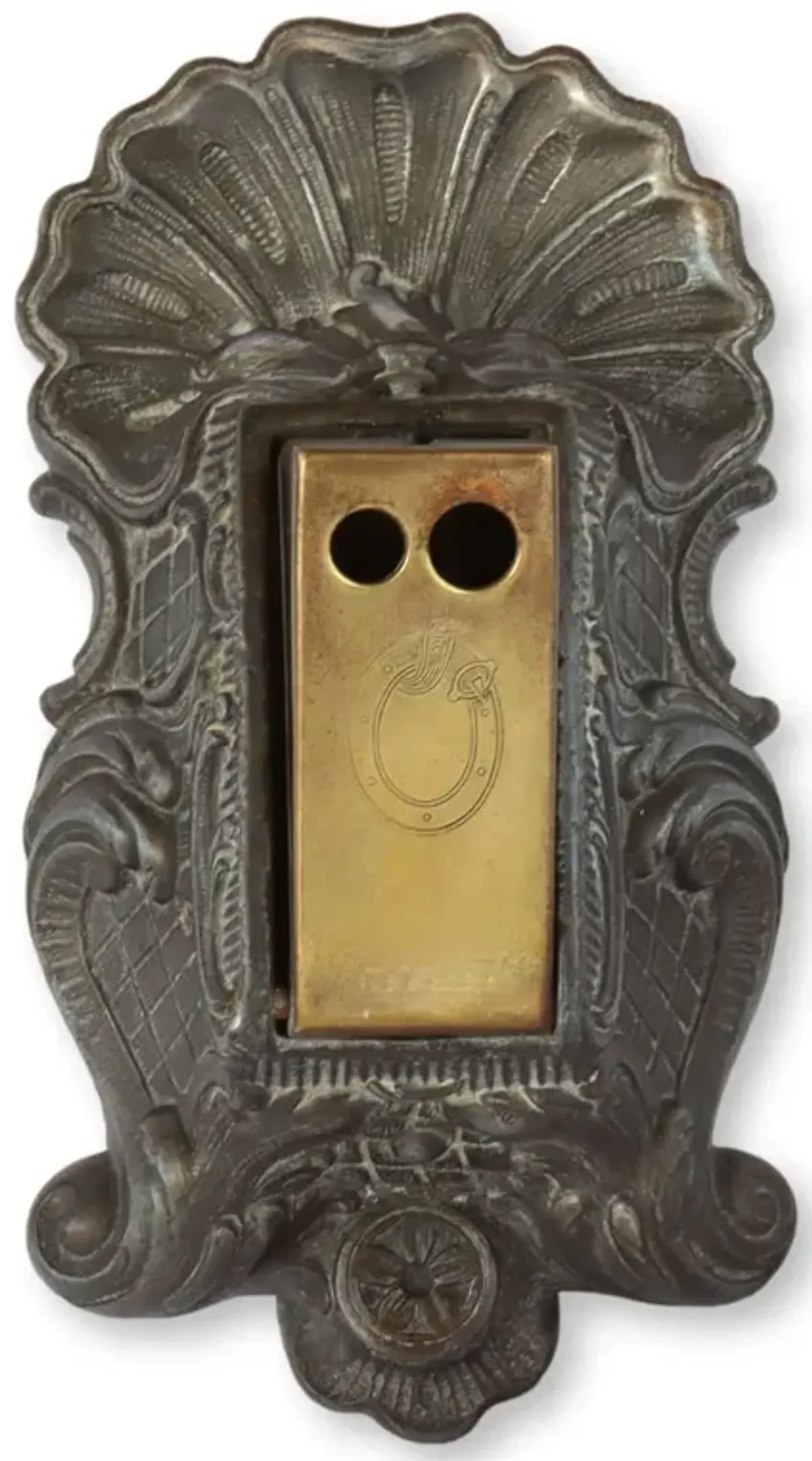 Victorian Desktop Cigar/Cigarette Cutter - Rose Victoria - Grey