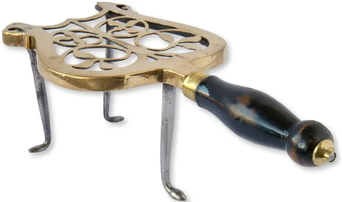 Antique English Brass Trivet
