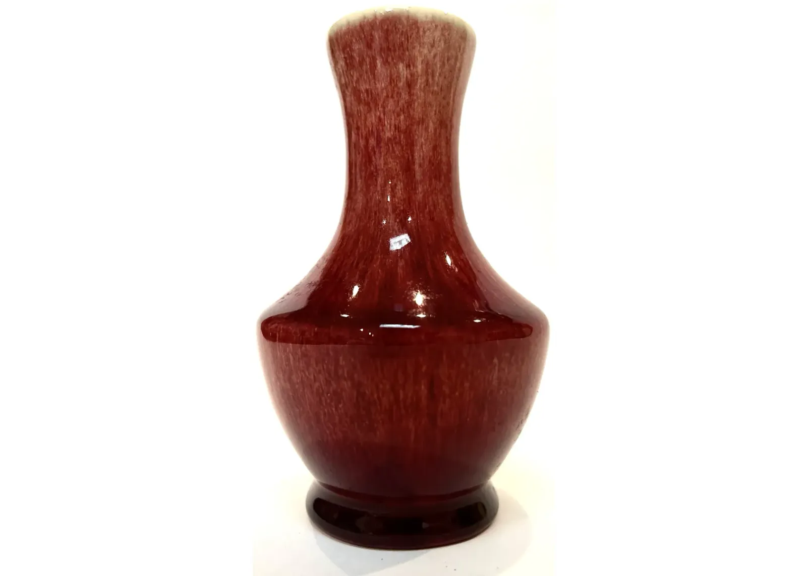 Catalina Pottery Oxblood Glaze Vase