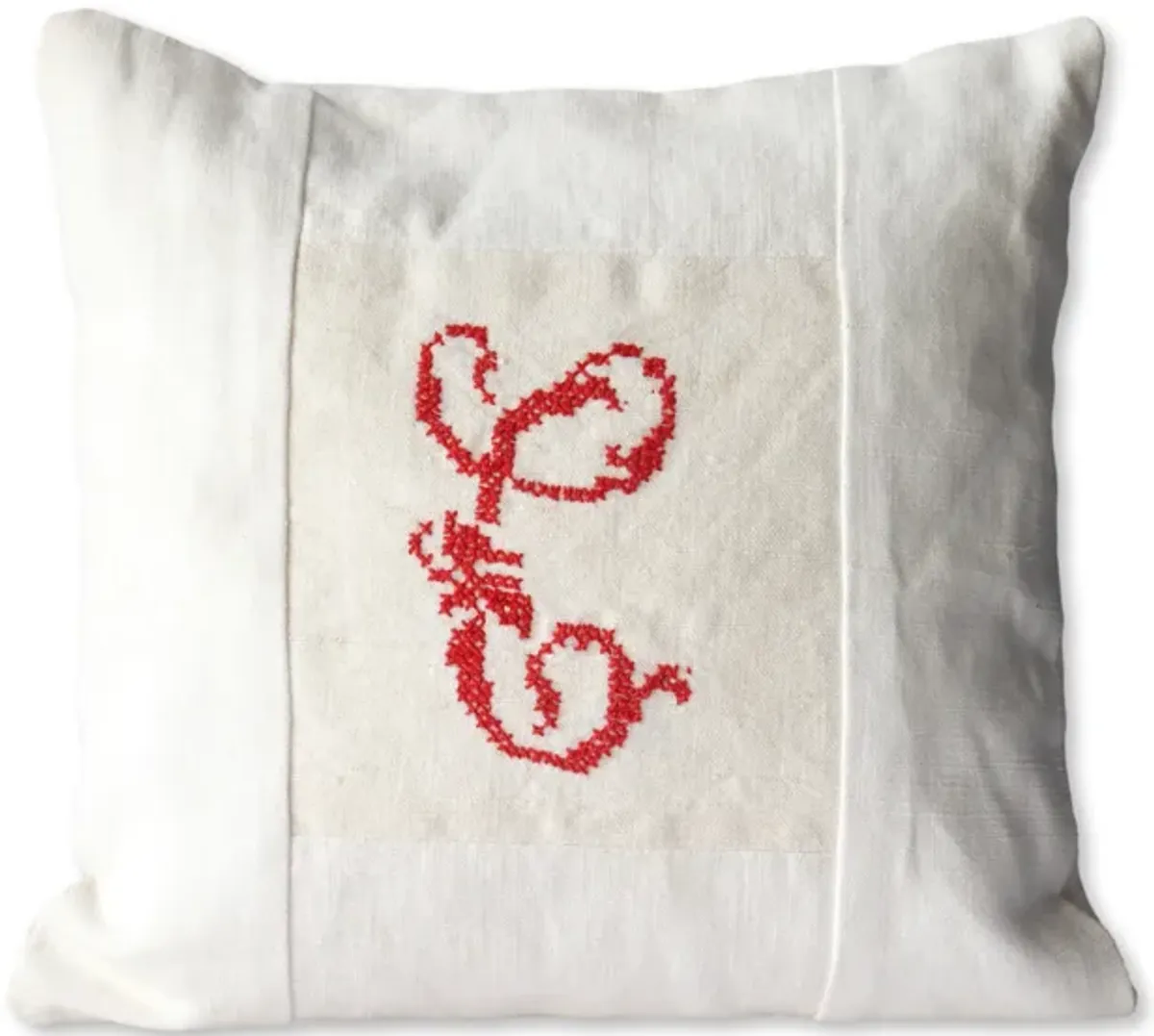 French Linen Petite Baby Pillow "C"