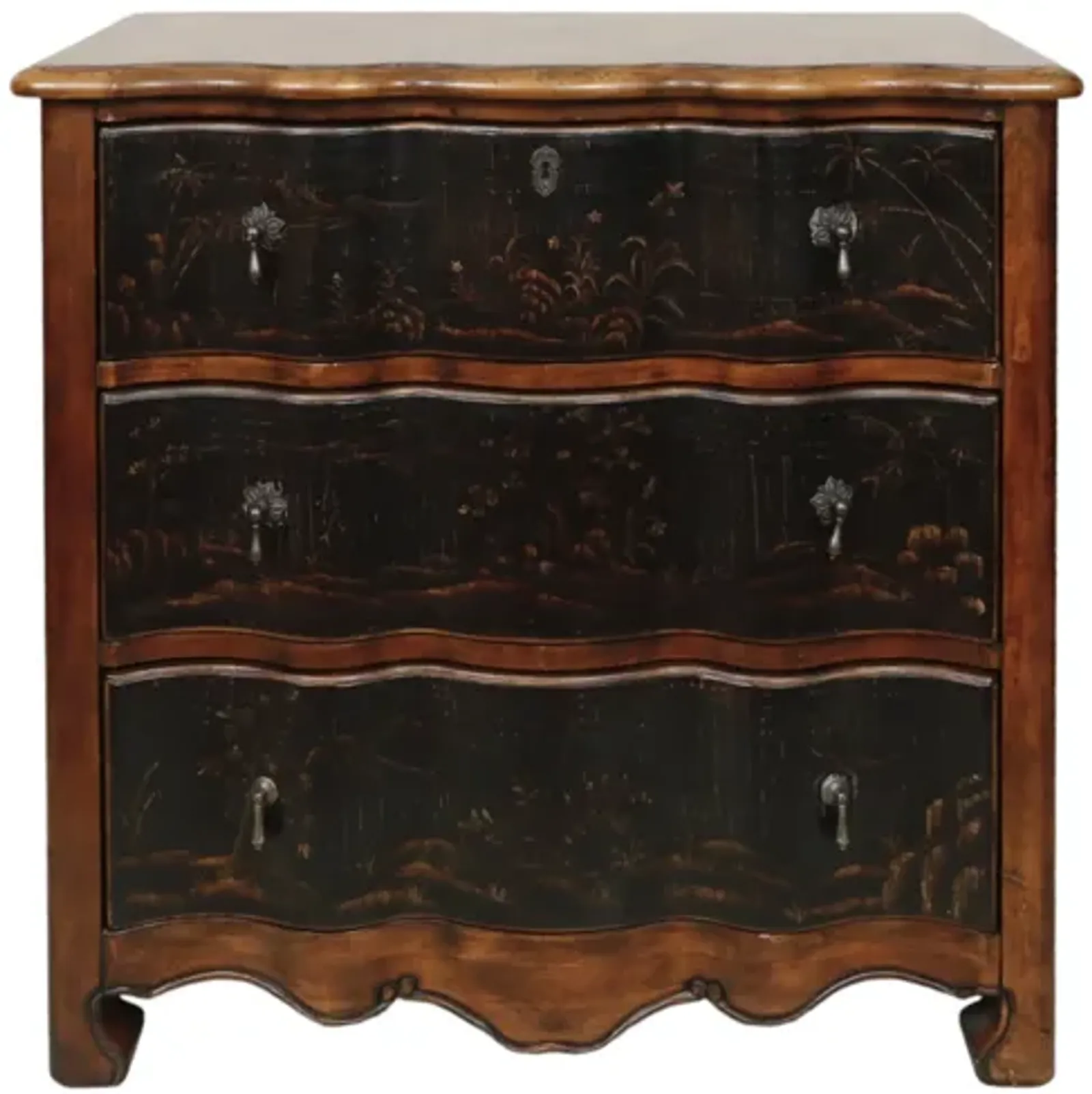 Chinoiserie Bachelor Chest by Hooker - Black