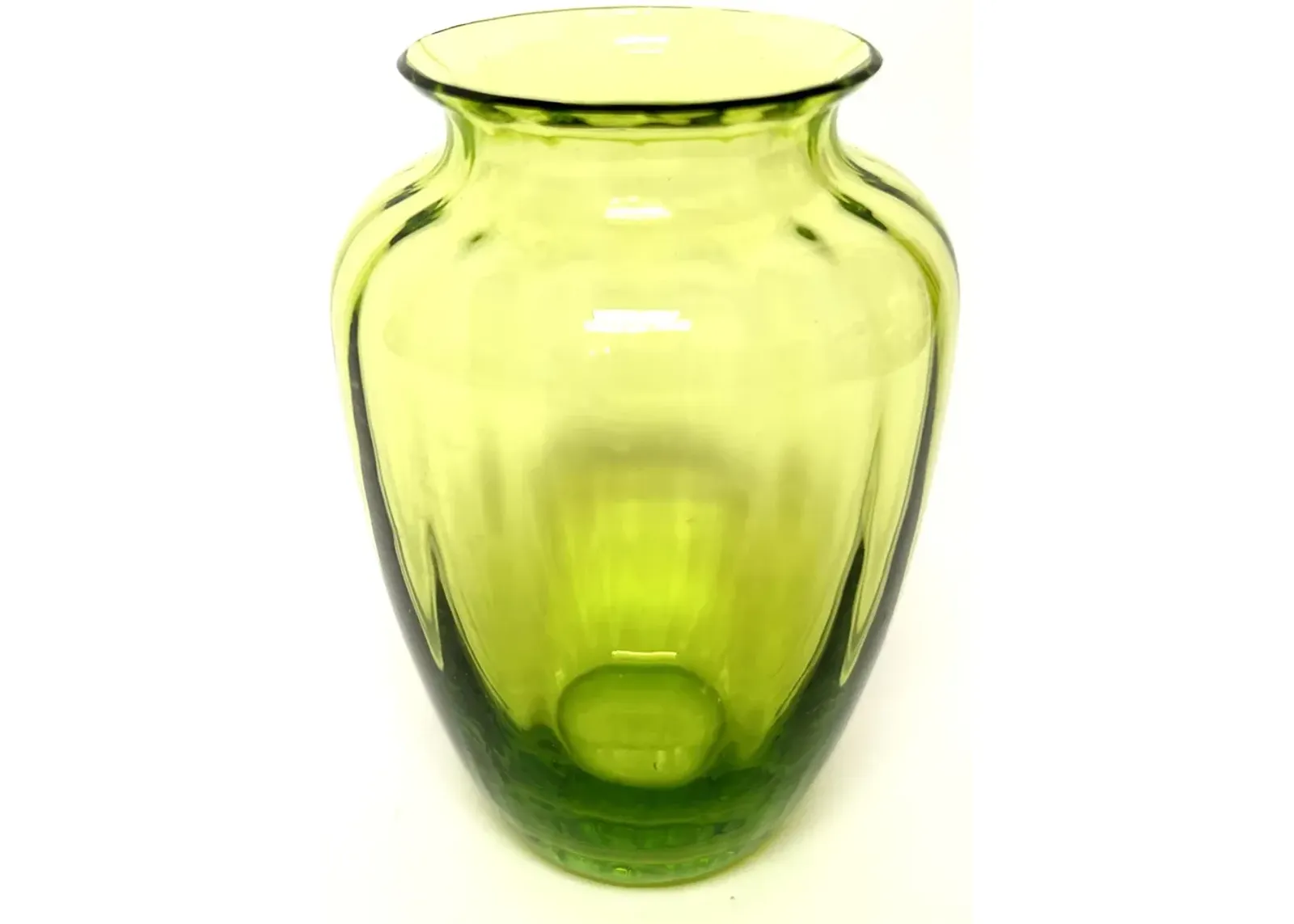 Baccarat French Crystal Vase - Green