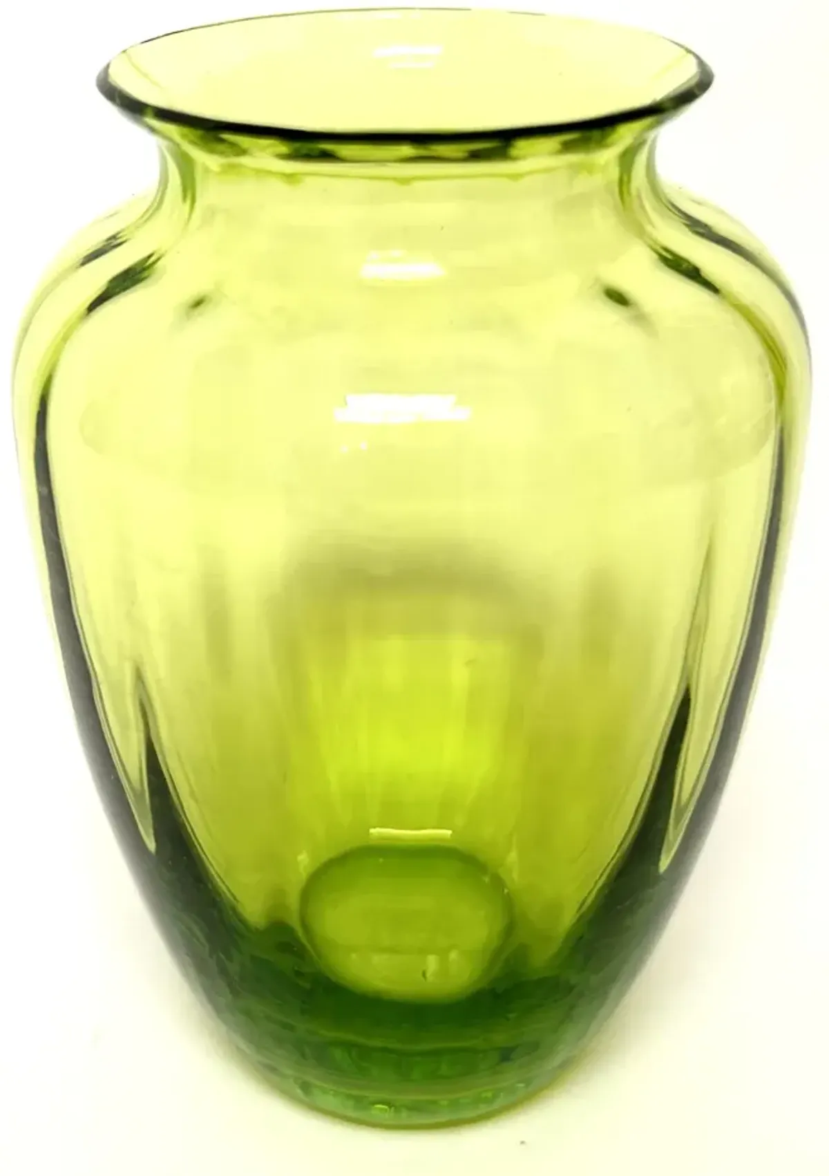 Baccarat French Crystal Vase - Green