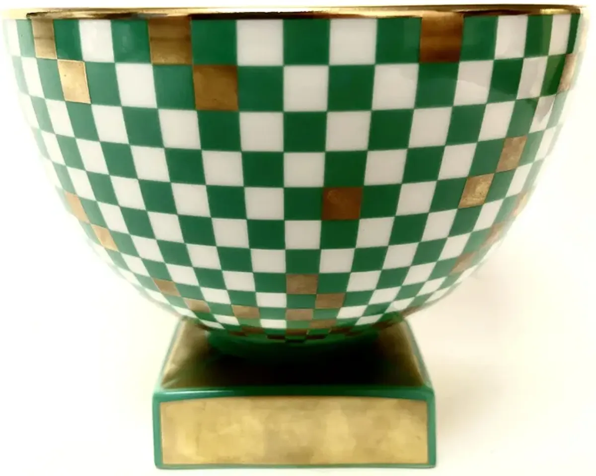 Ginori Italian Art Deco Amadeus Bowl - green