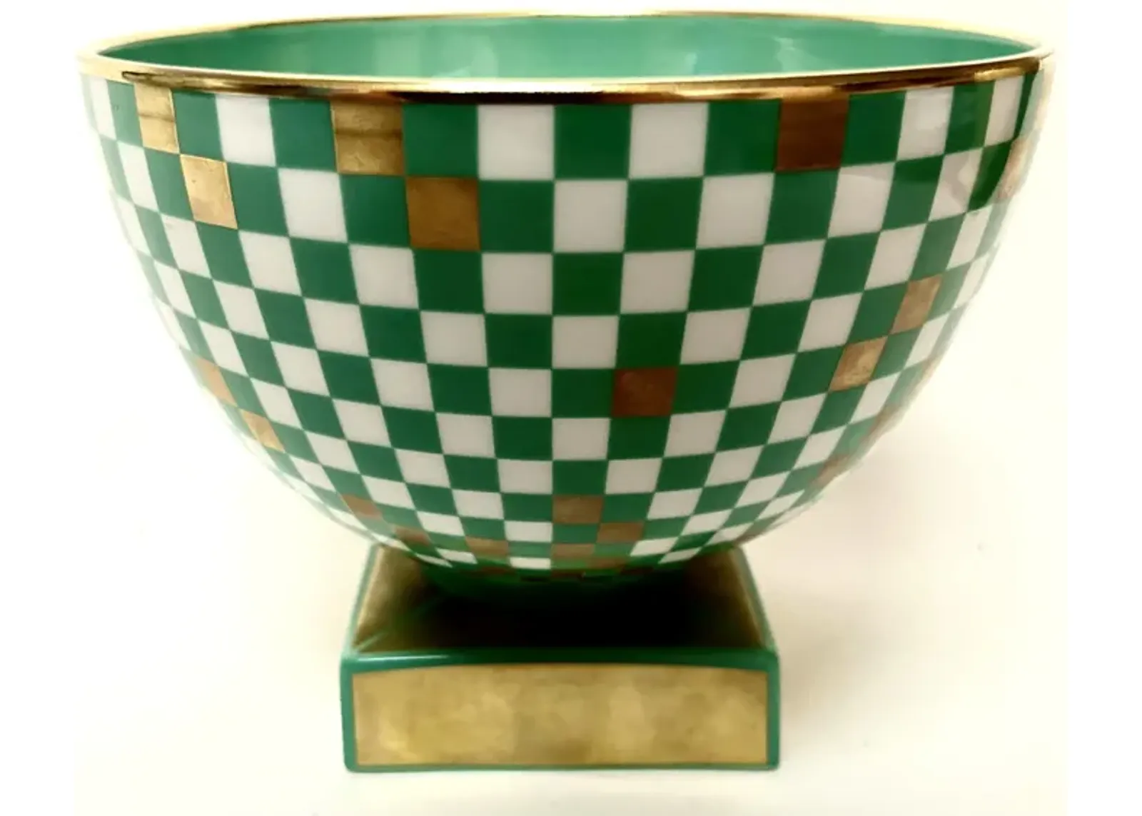 Ginori Italian Art Deco Amadeus Bowl - green