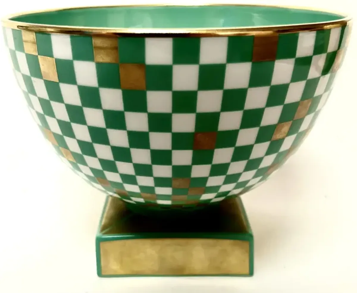 Ginori Italian Art Deco Amadeus Bowl - green