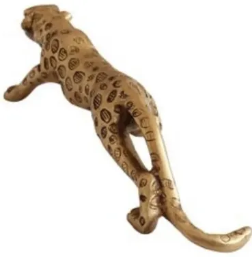 Brass Leopard Figure