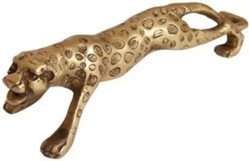 Brass Leopard Figure