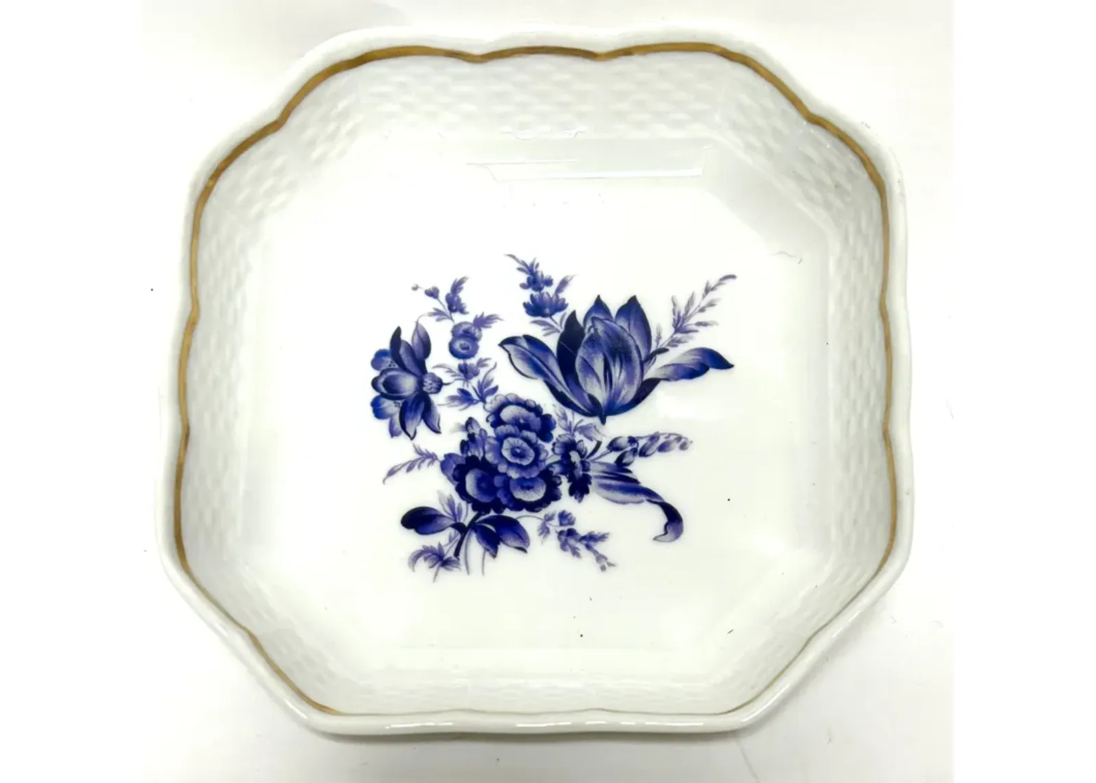 Ginori Blue Tulip Tray