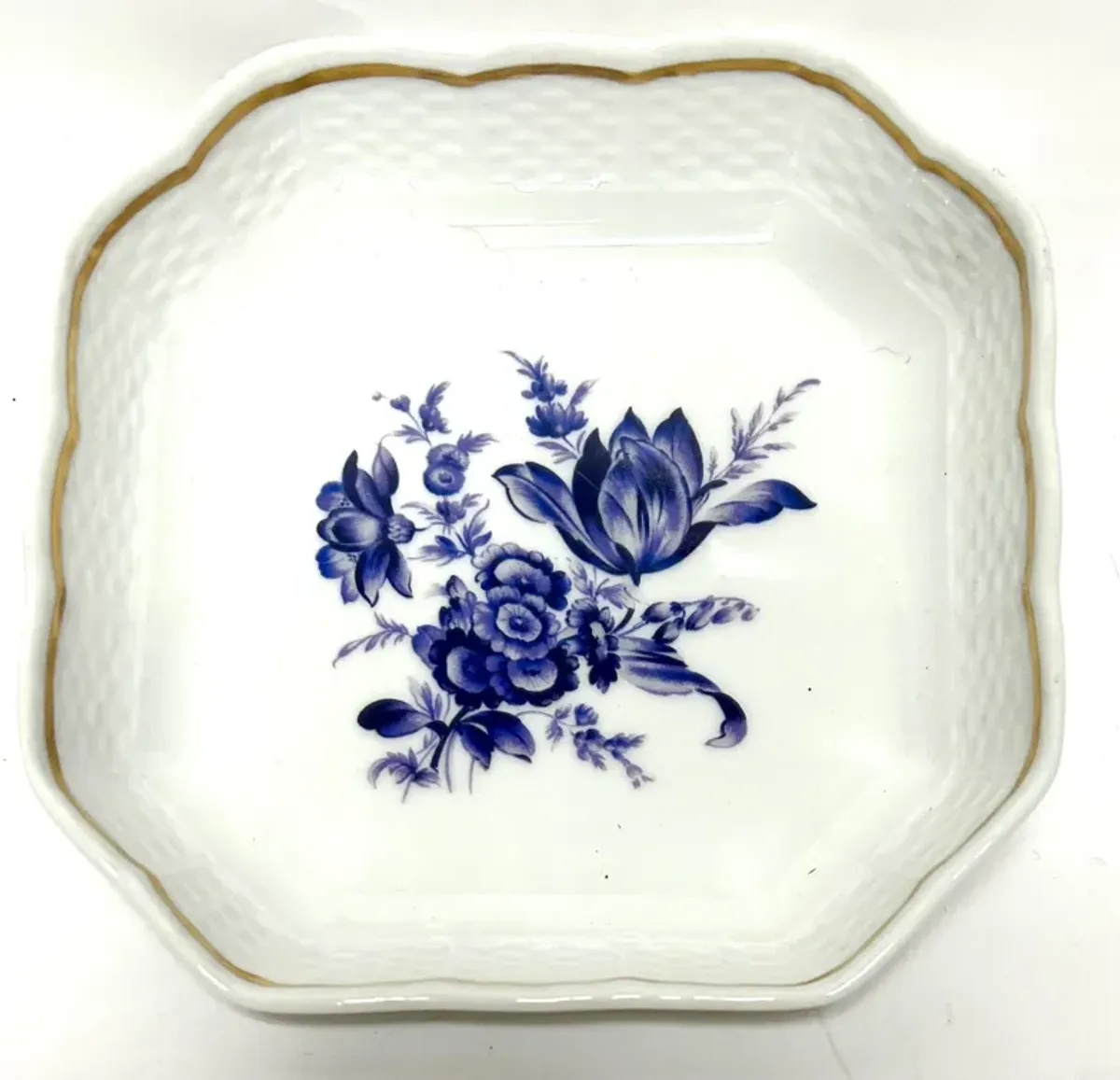 Ginori Blue Tulip Tray