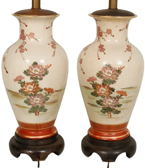 Frederick Cooper Table Lamps - a Pair - Brown