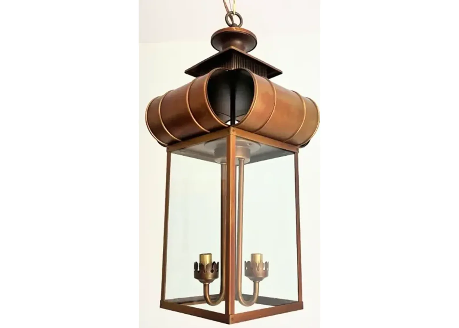 Midcentury Moe Lantern Light - Brown