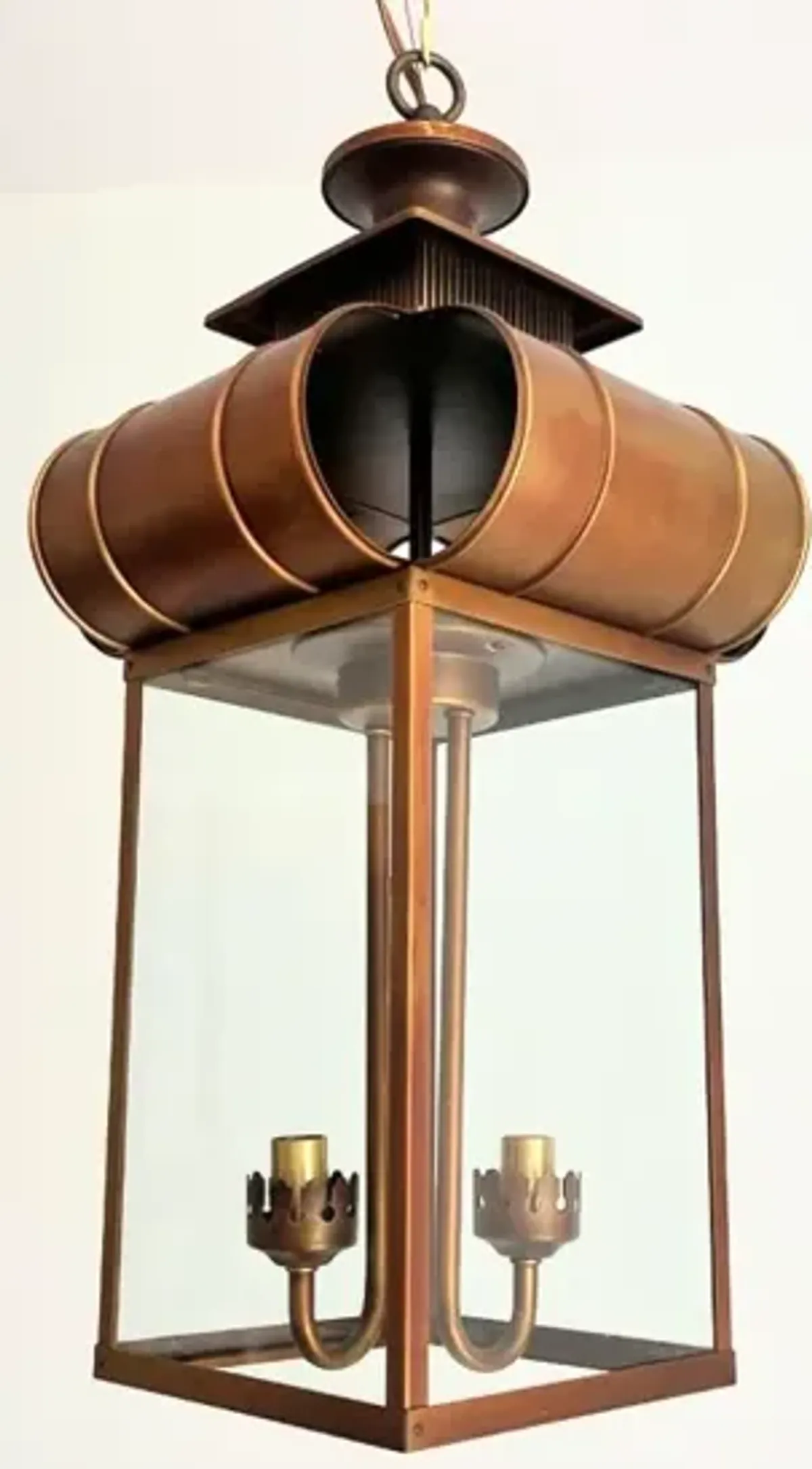 Midcentury Moe Lantern Light - Brown