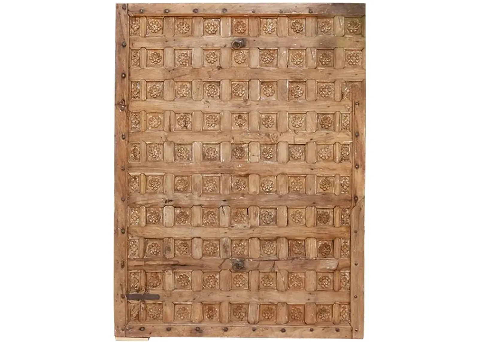 18th C. Bikaner Carved Ceiling Panel