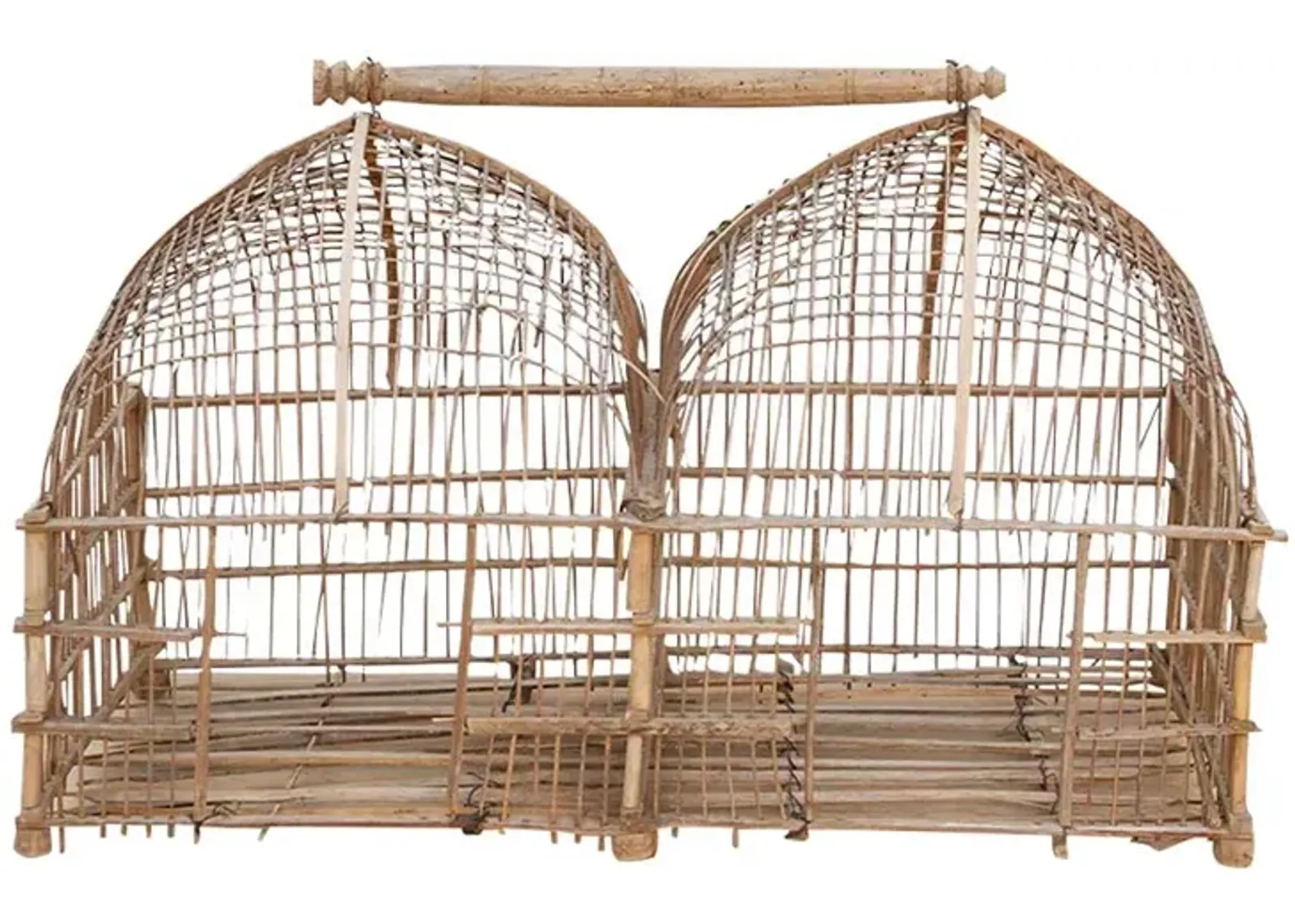 Anglo-Indian Bamboo Birdcage - Handcrafted