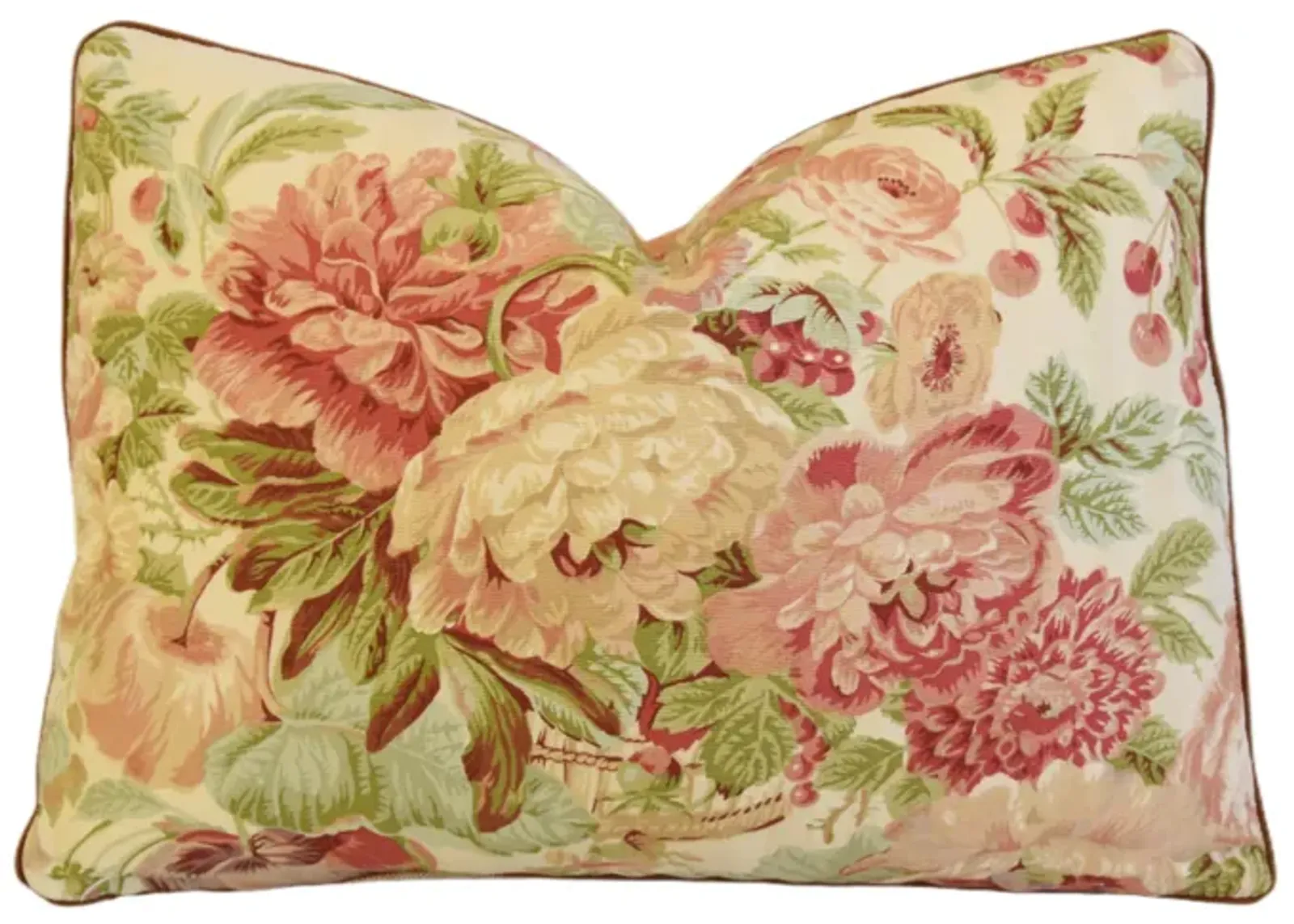 Ramm Fabrics Woodford Floral Pillow