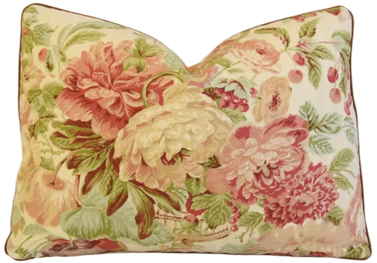 Ramm Fabrics Woodford Floral Pillow