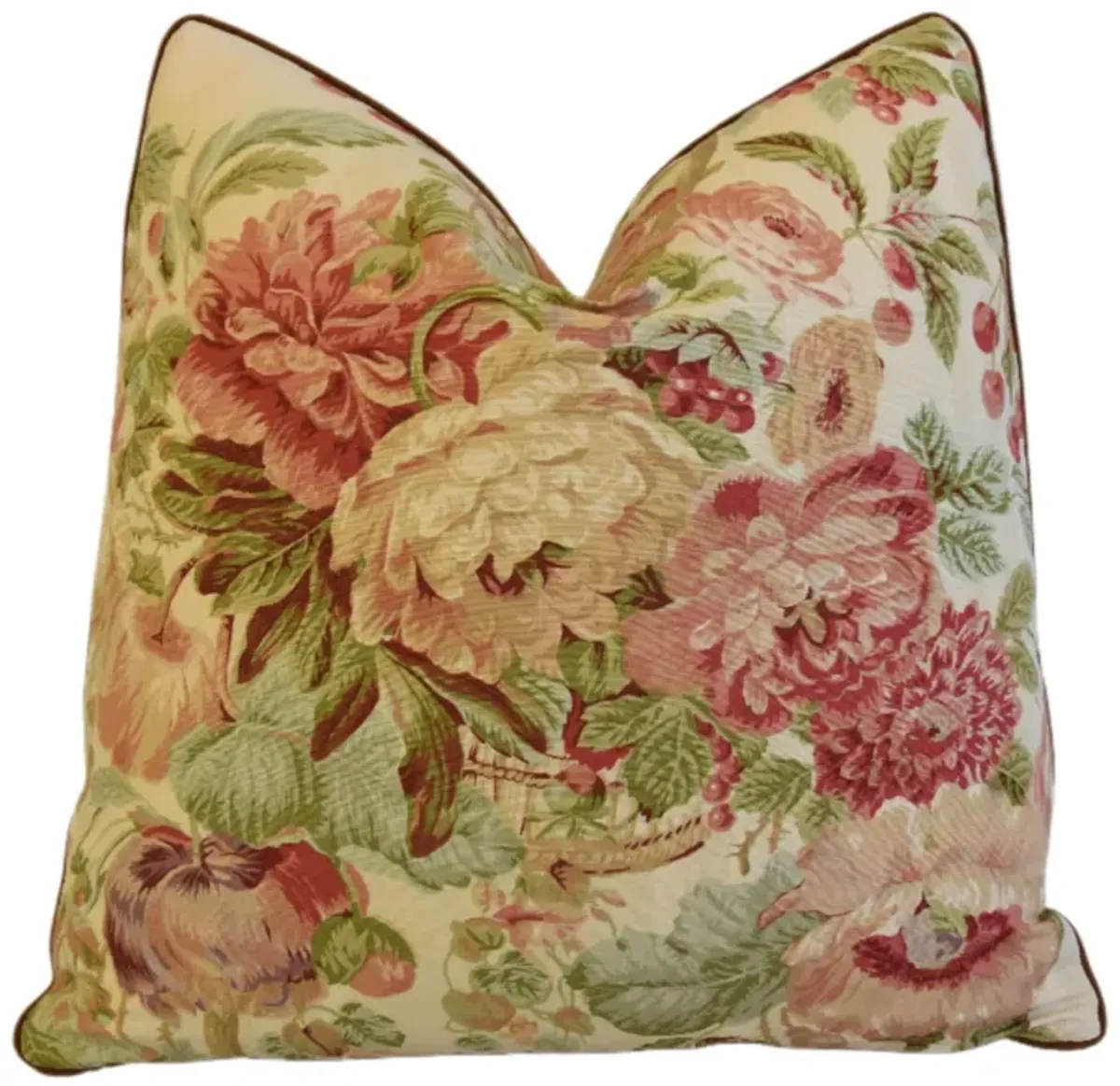 Ramm Fabrics Woodford Floral Pillow