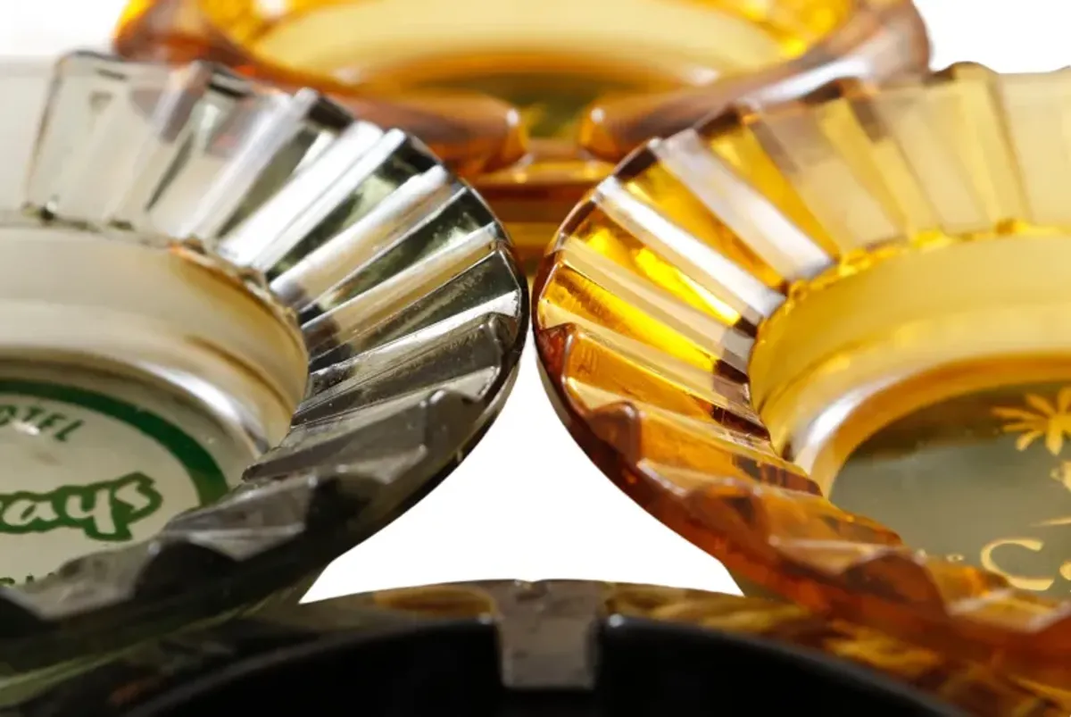 Castaways Hotel Las Vegas Glass Ashtrays - Interesting Things