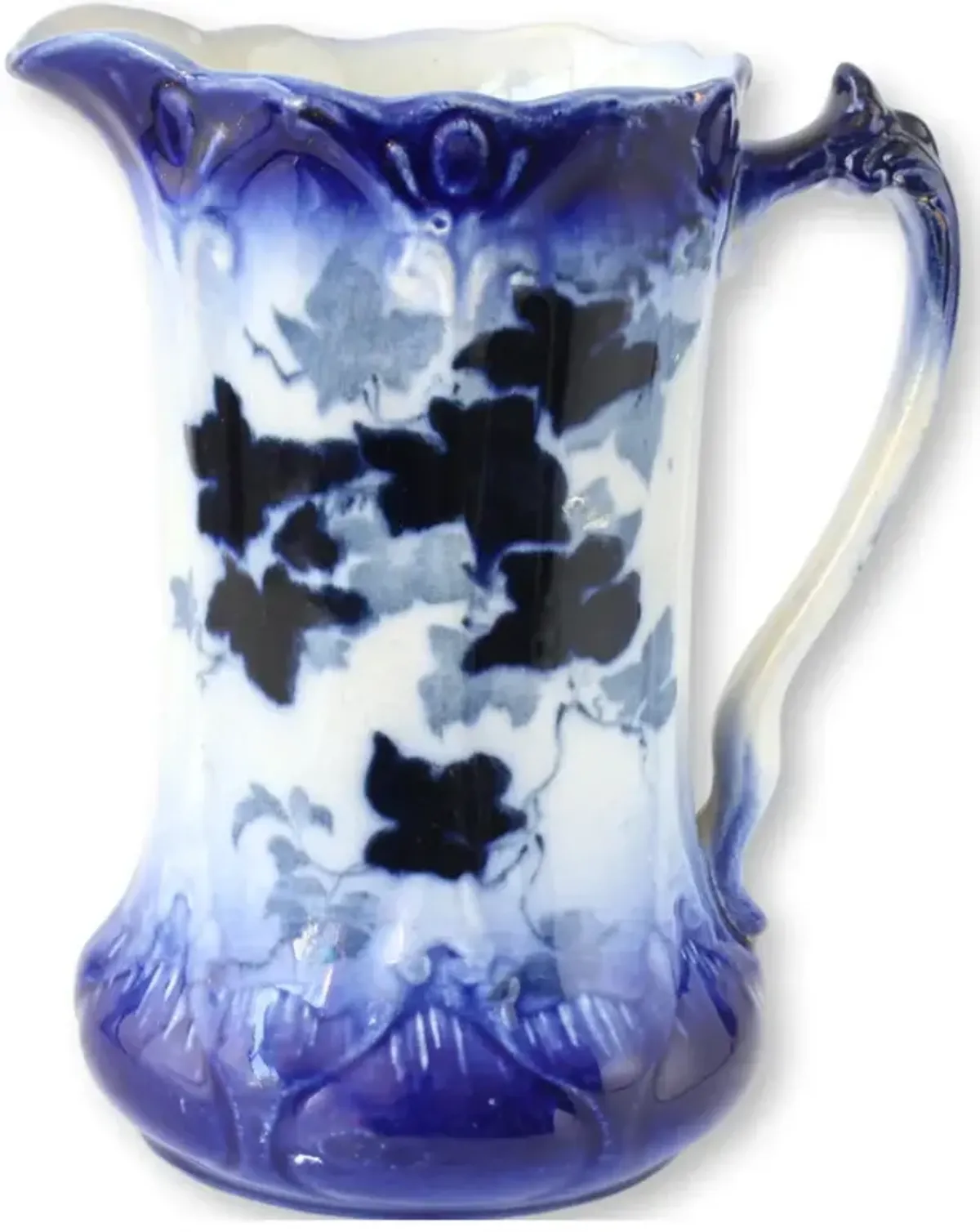 Antique English Flow Blue Jug