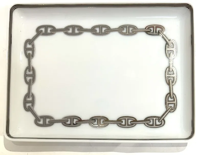 Hermès French Porcelain Tray - White