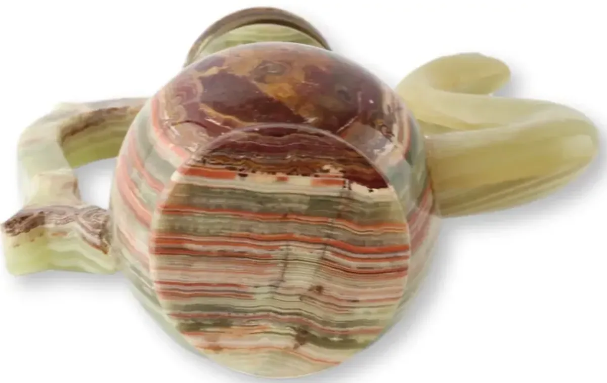 1960s Mori Green Marbled Mineral Box