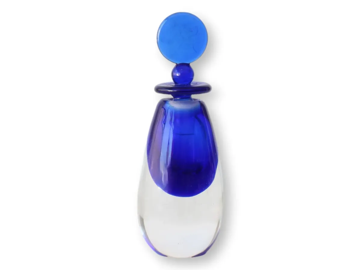 Hand-Blown Glass Perfume Bottle