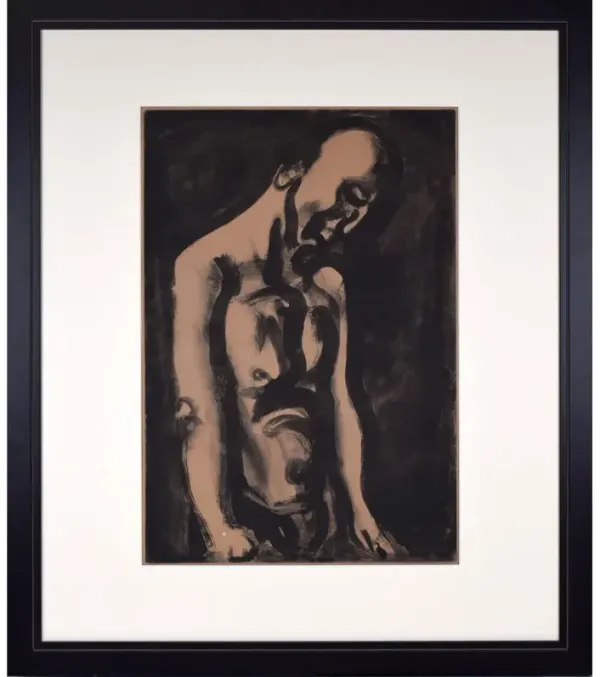 Original Georges Rouault Miserere Print - Antiquarian Art Company - black