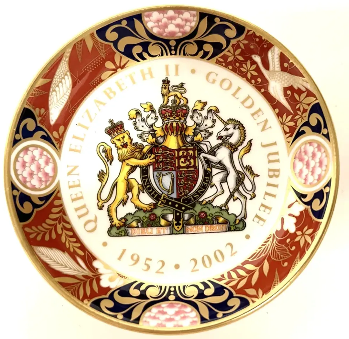 Royal Worcester Queen Elizabeth II Dish - The Emporium Ltd. - red