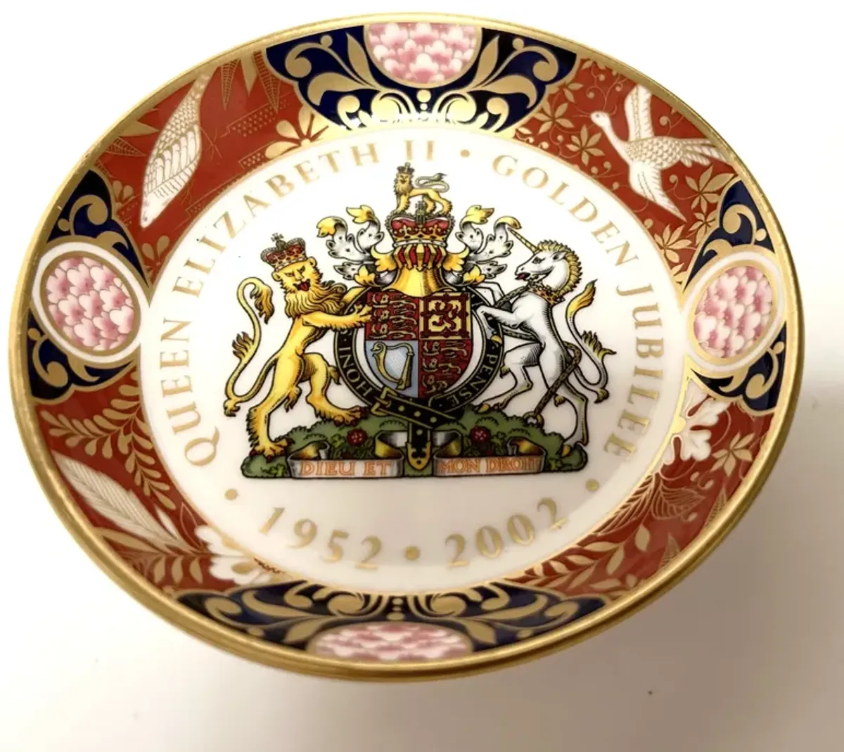 Royal Worcester Queen Elizabeth II Dish - The Emporium Ltd. - red