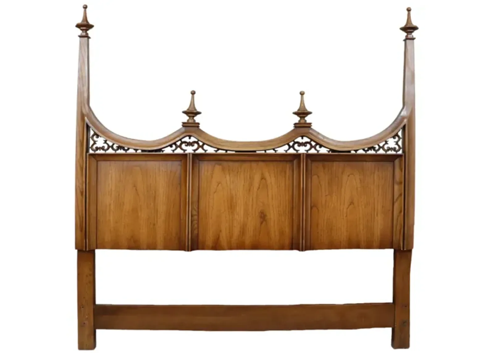 Queen Size Neoclassical Headboard - Brown