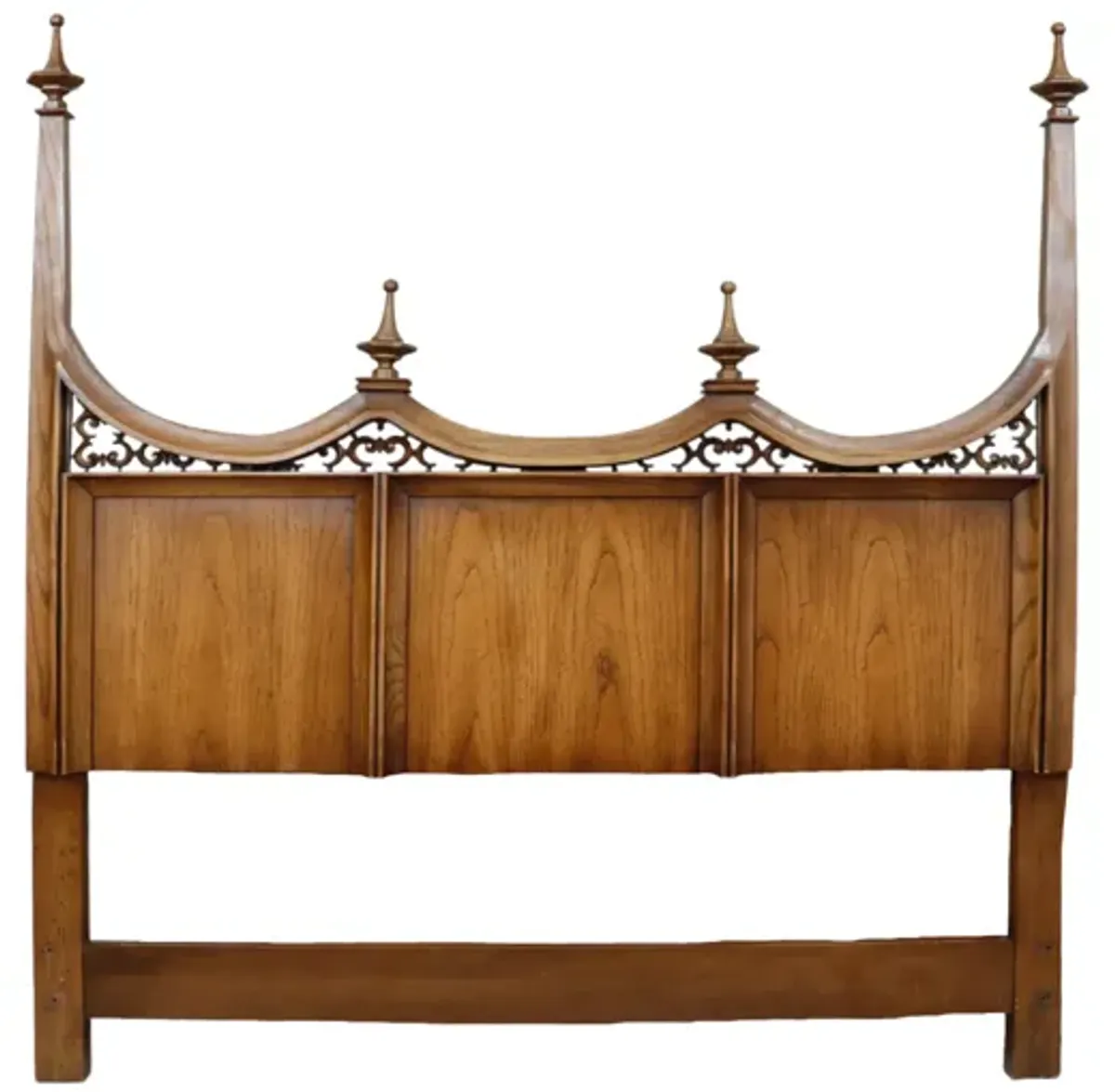 Queen Size Neoclassical Headboard - Brown