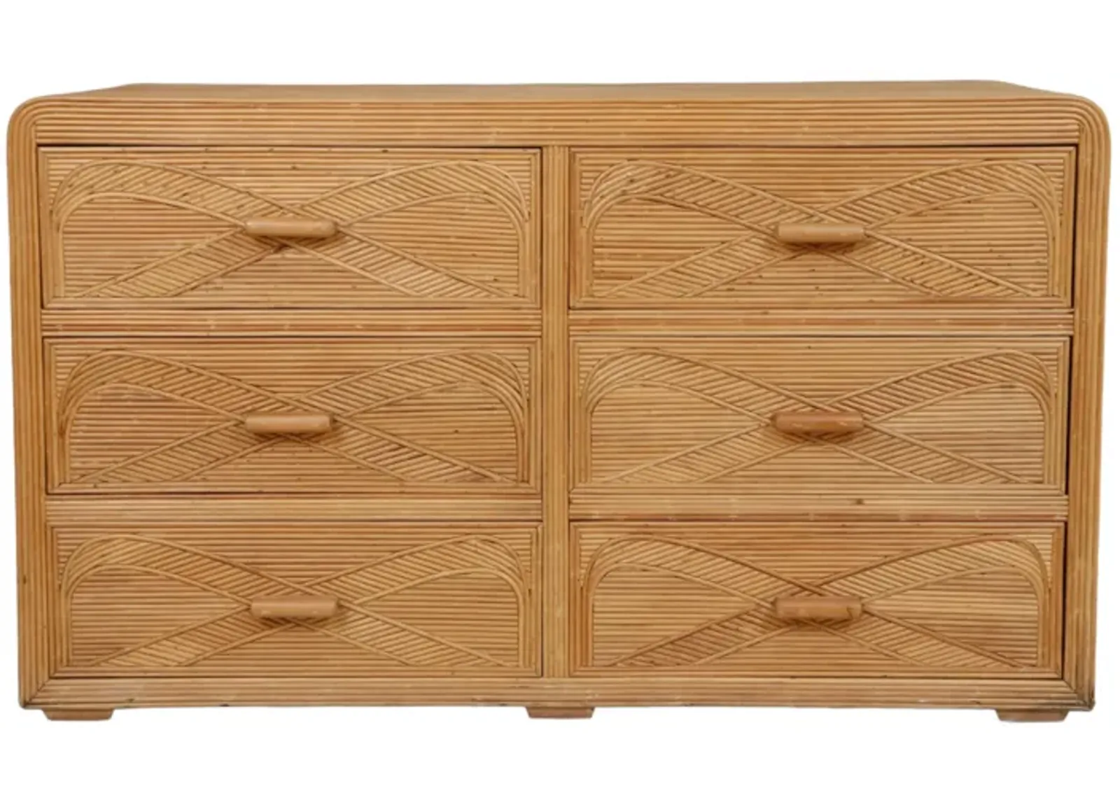 Pencil Reed Waterfall Dresser - Brown