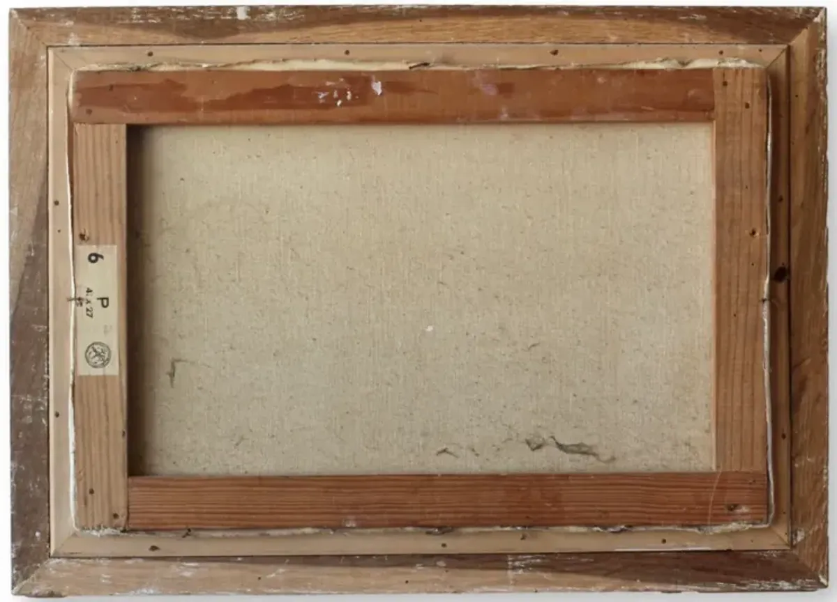 Midcentury Cherry Blossom Landscape