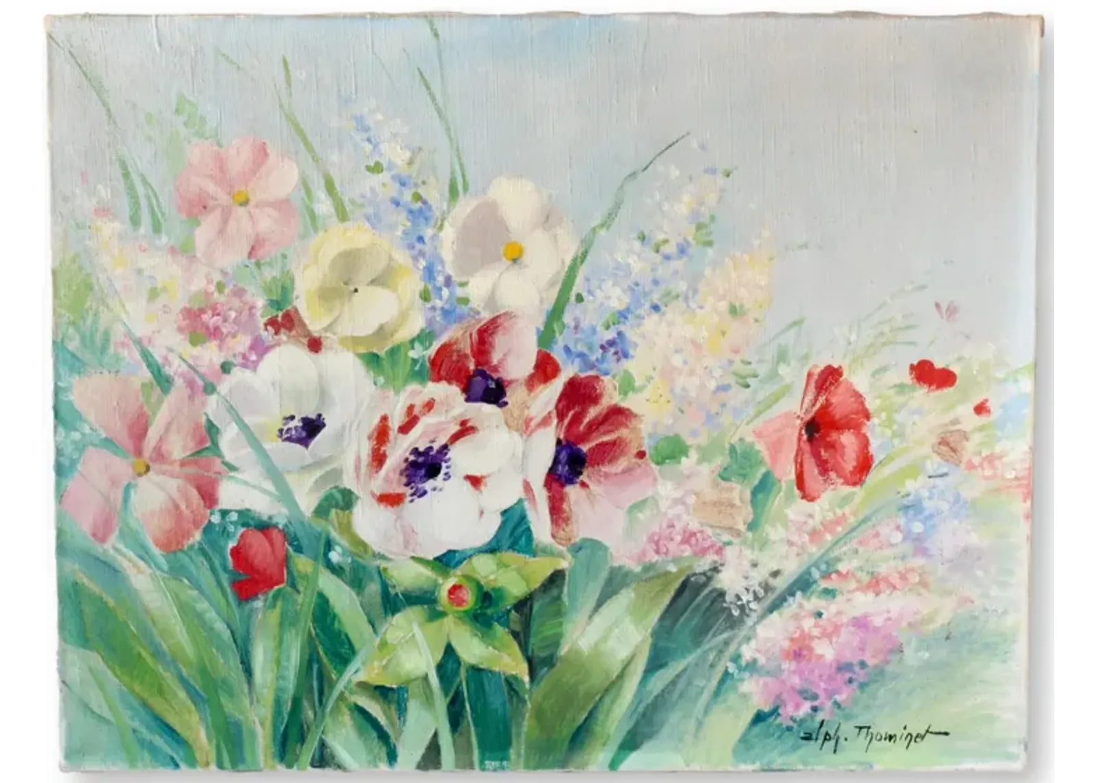 Midcentury French Floral Still Life