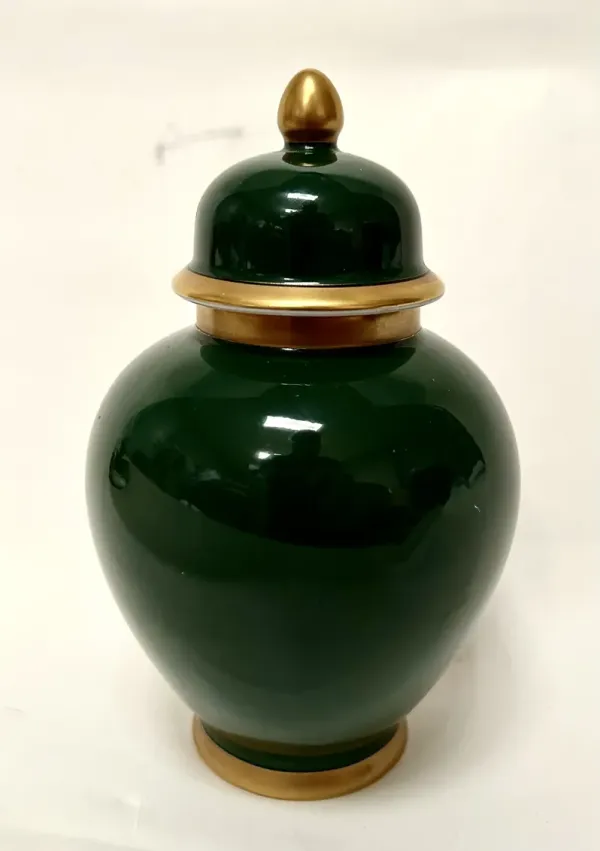 Gilt Porcelain Ginger Jar - The Emporium Ltd.