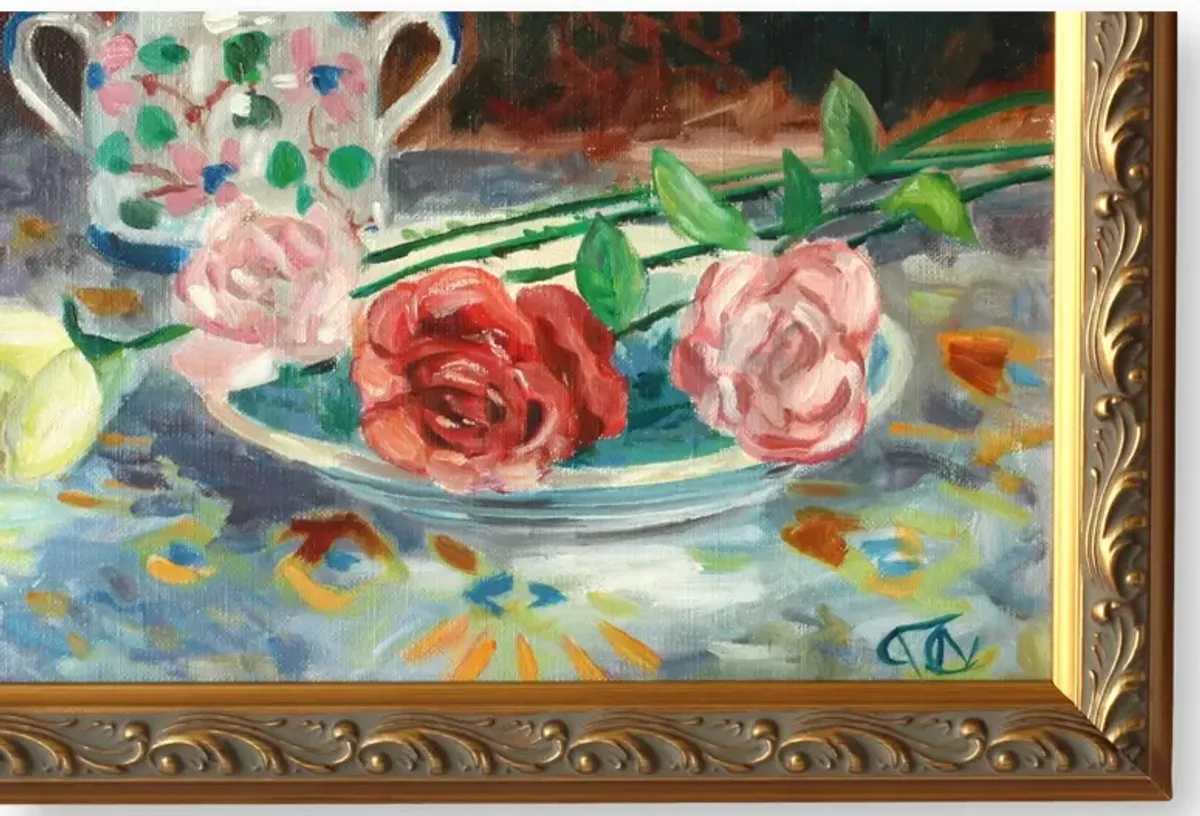 Midcentury French Floral Still Life