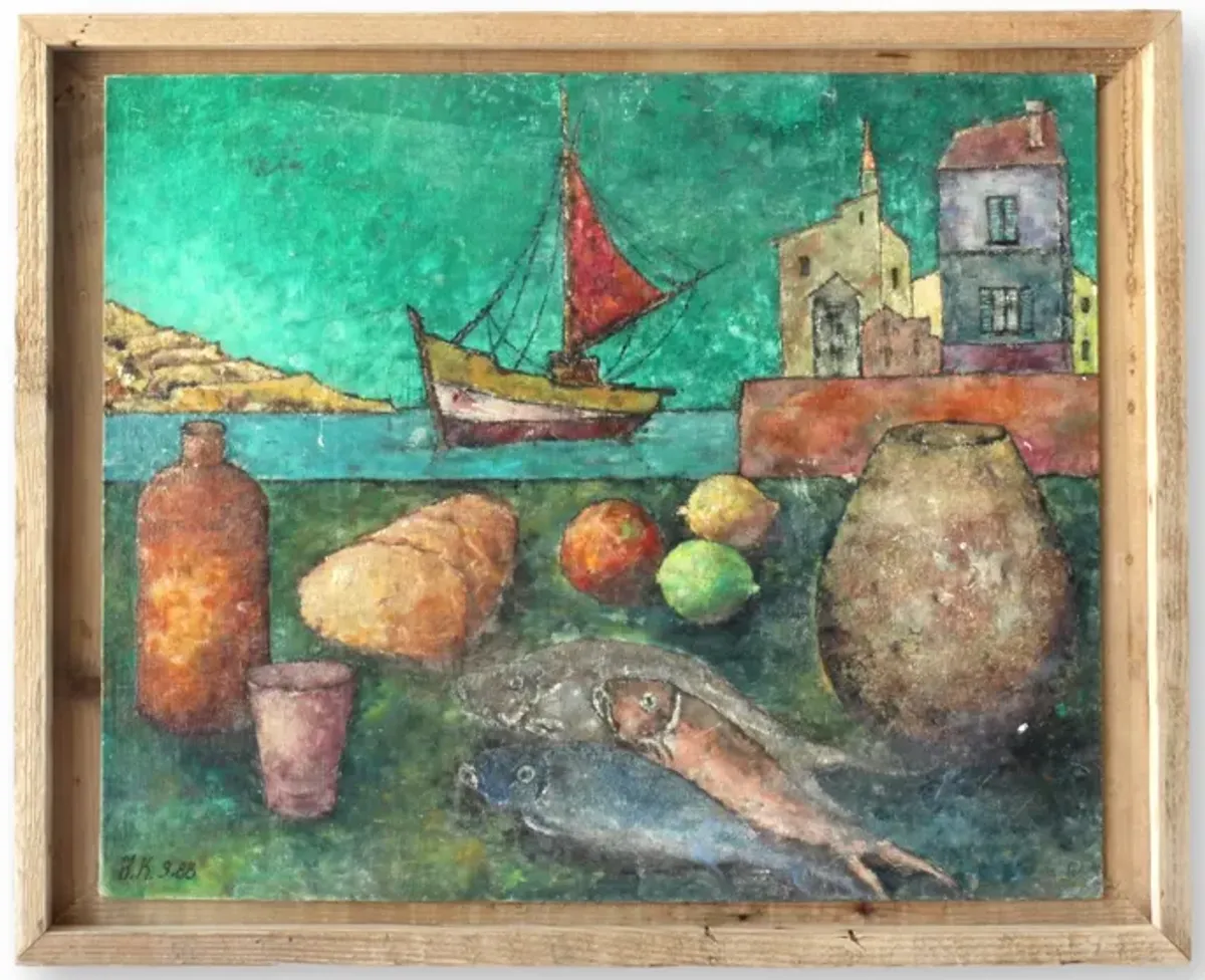 Vintage French Maritime Still Life