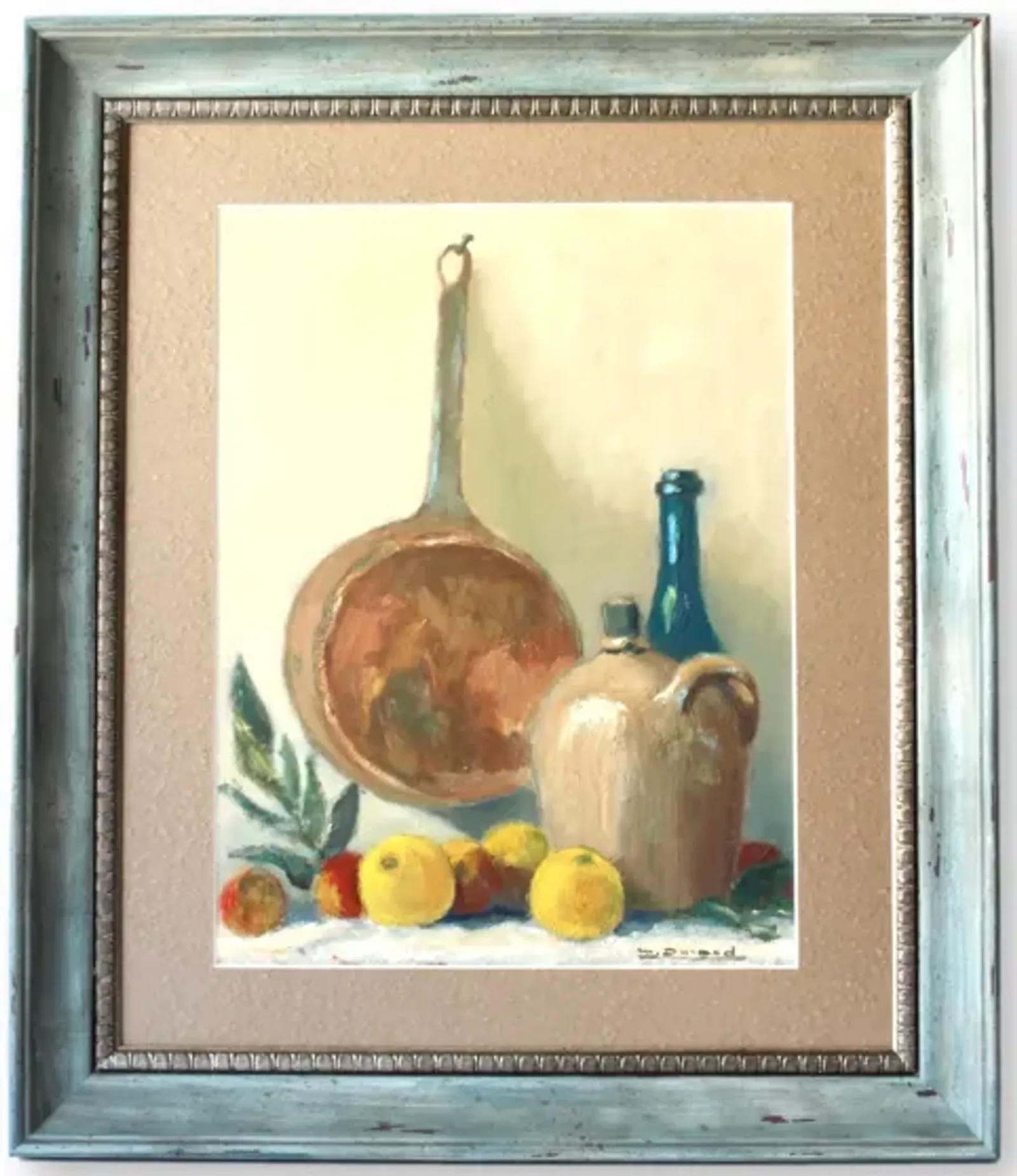 Midcentury French Kitchen Still Life - Beige