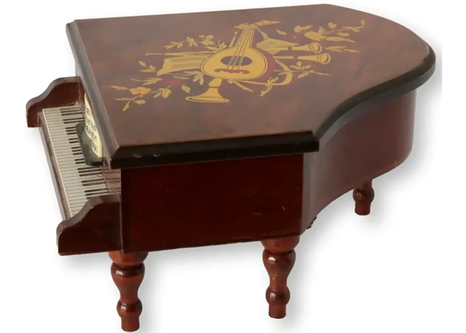 Midcentury Grand Piano Music Box