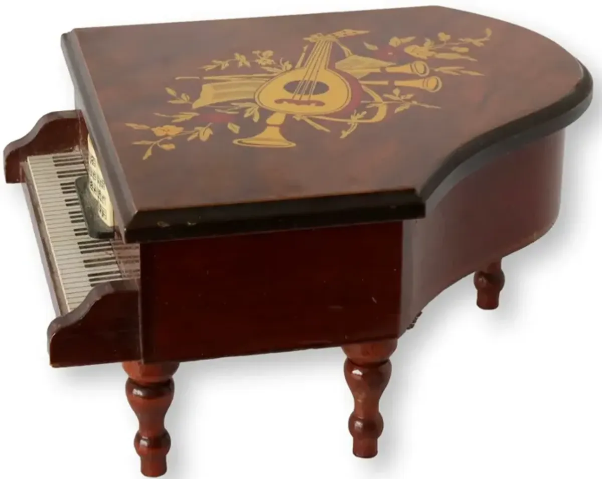 Midcentury Grand Piano Music Box