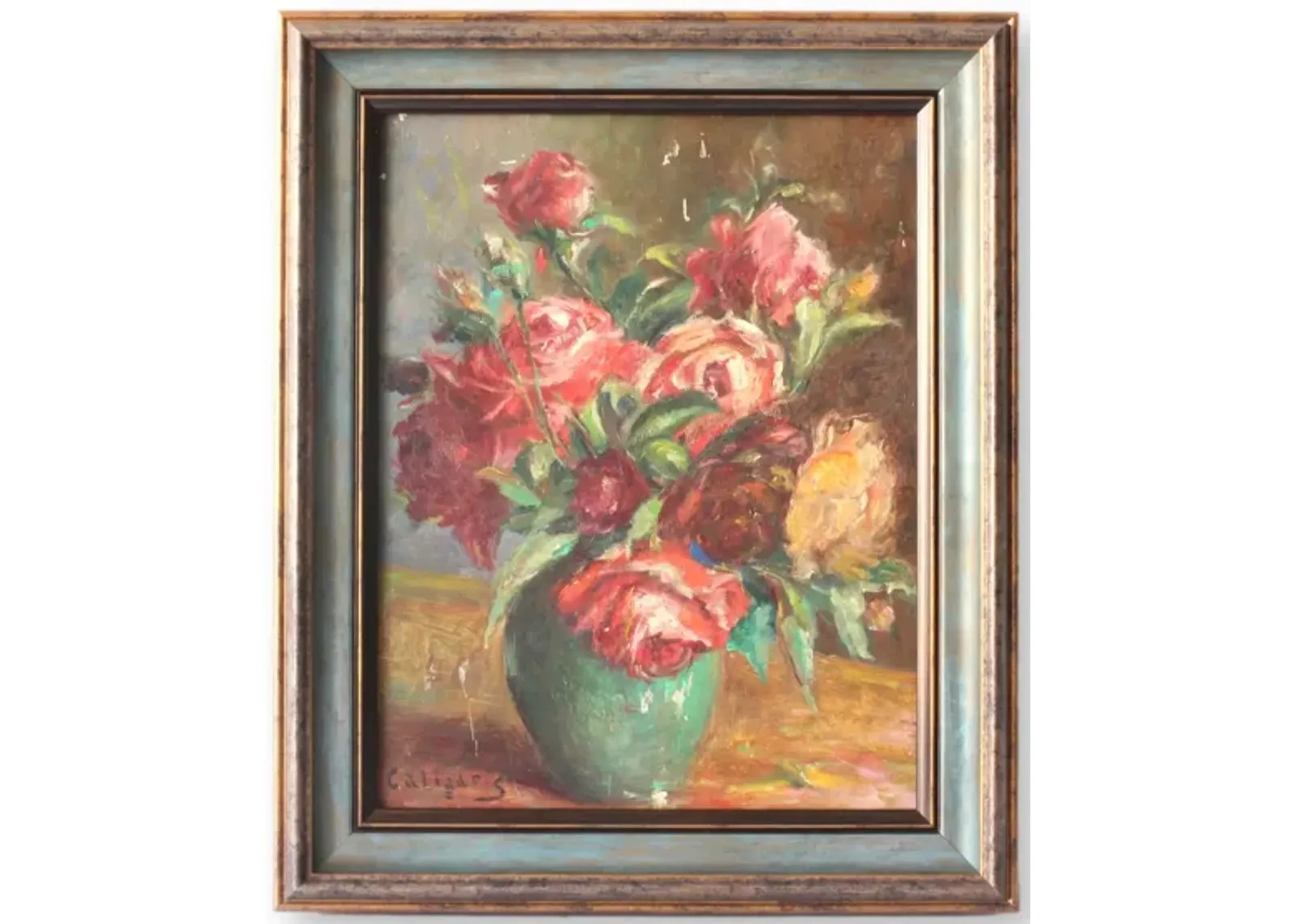 Midcentury French Floral Still Life