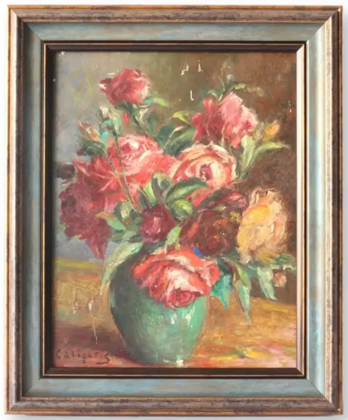 Midcentury French Floral Still Life