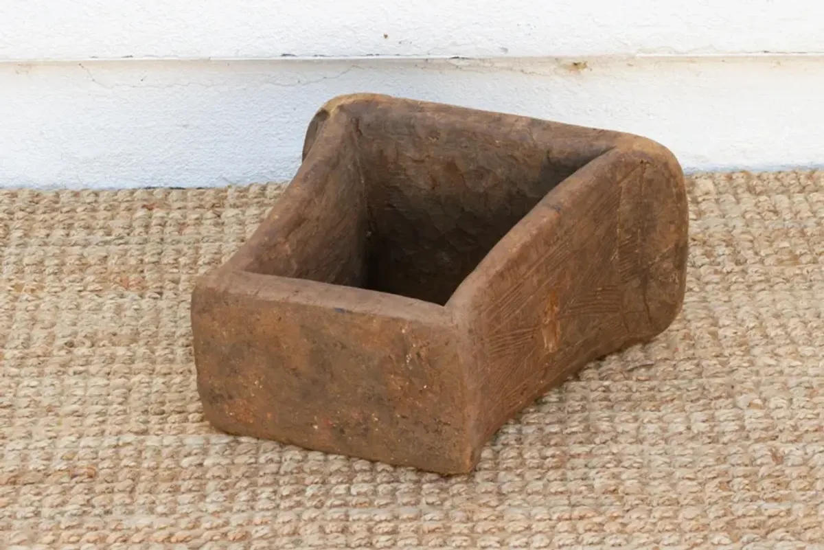 Antique Stylized African Dogon Stool - de-cor