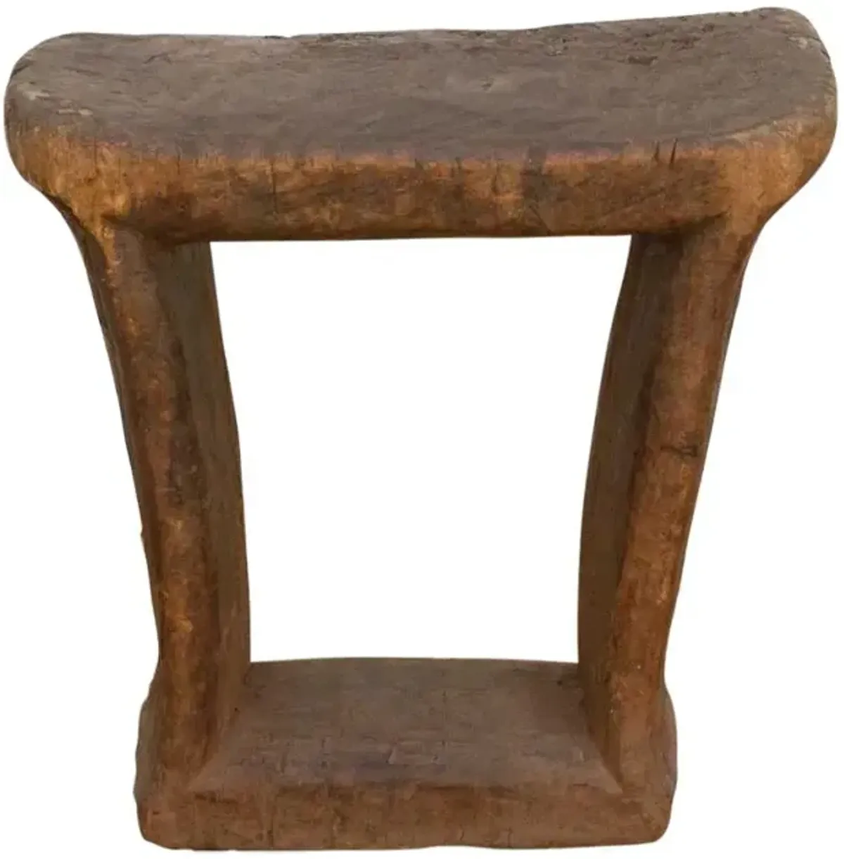 Antique Stylized African Dogon Stool - de-cor