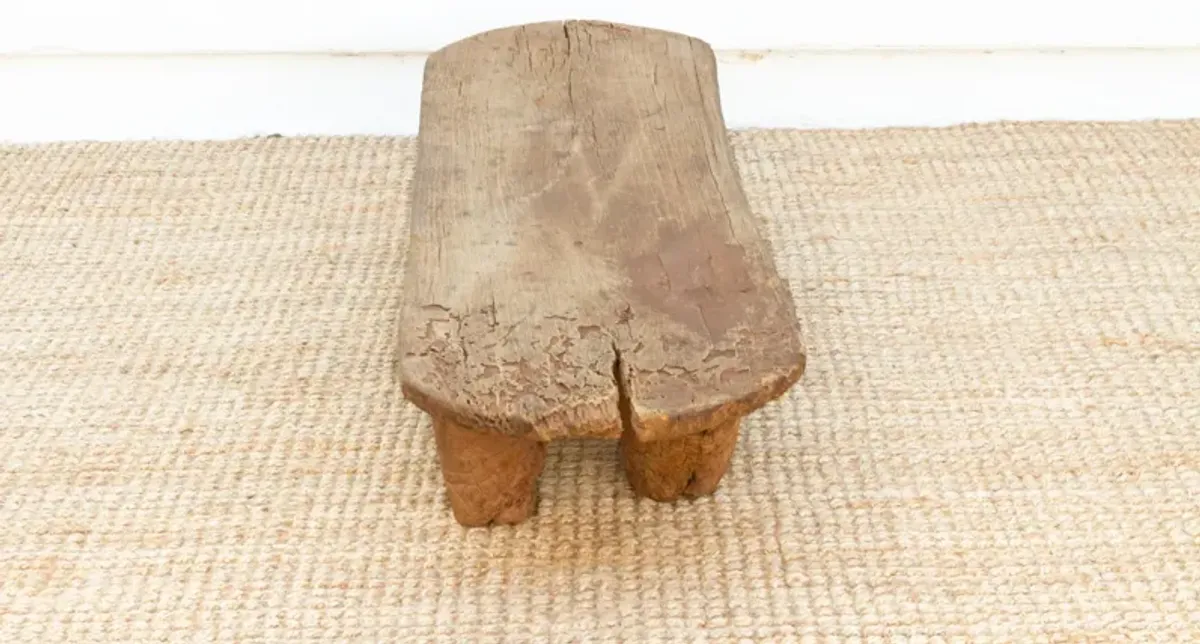 Antique African "D" Ends Coffee Table